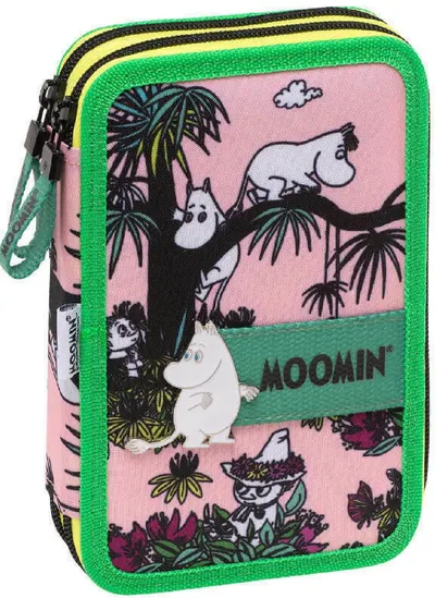 Penar școlar echipat Graffiti Moomin - Cu 2 fermoare