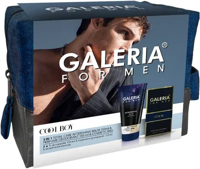 Galeria Set Cool Boy - Apă de toaletă și După ras, 50 ml + 150 ml + Trusă de toaletă