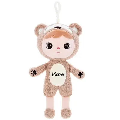 Papusa personalizata de plus Ursulet (mini)
