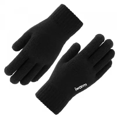 Manusi iarna tactile Iwarm ST0005, 21cm (Negru)