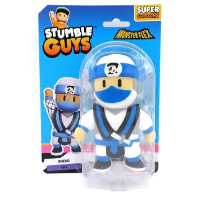 Figurina flexibila, Monster Flex, Stumble Guys, S2, Shiro