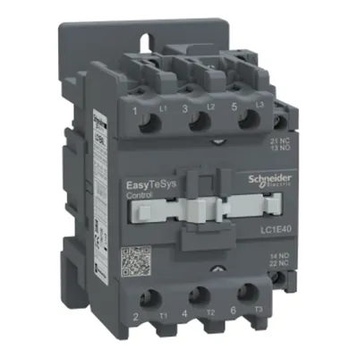 Contact Easy TeSys 3P(3 NO), AC-3, = 440V bobina. 40A, 24 V AC