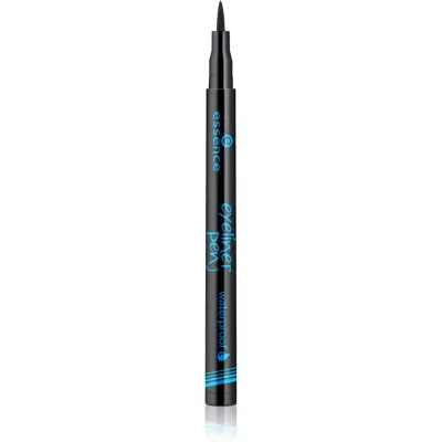 essence Eyeliner Pen eyeliner rezistent la apă culoare 01 Black 1 ml