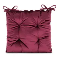Pernă de scaun din catifea 40x40 cm Aleksa – Restilo