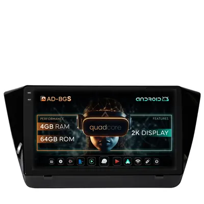 Navigatie 2K Superb 3 (2015+), Android, S-Quadcore 4GB RAM + 64GB ROM, 10.36 Inch - AD-BGS100042K+AD-BGRKIT034
