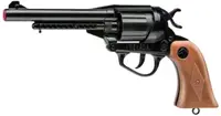 Revolver pentru copii Villa Giocattoli Nevada Nero - Cu capse, 12 lovituri