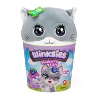 Jucarie de plus interactiva, Silverlit, Winkies, Blueberry Kitty