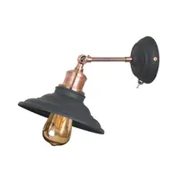 Corp de iluminat aplicat perete - Wall Fixture LORET+ with switch,7901,AC220-240V,50/60Hz,1*E27,max.40W, Diameter20cm, single, black