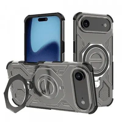 Husa pentru Apple iPhone 17 Air, Techsuit, Carbon Shield Pro, Fumurie