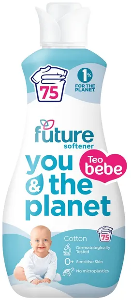 Balsam de rufe Future baby - Bumbac, 1,5 l, 75 spălări
