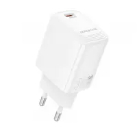 Incarcator Retea Borofone BN28 Fuente, 30W, 3A, 1 x USB-C, Alb