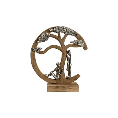 Decoratiune sub copacul vietii ARBOR, 29x9x33 cm