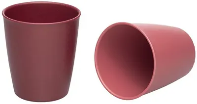 Set de 2 pahare de băut NIP Eat Green - Bordeaux, 250 ml