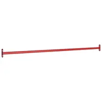 vidaXL Bară de rotire, roșu, 125 cm, oțel