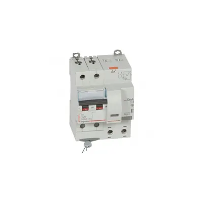 Siguranta automata cu protectie diferentiala 6000 -10 kA -2P-230 V~ -25 A -30 mA -AC type