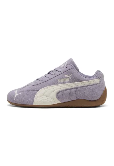 Pantofi Speedcat OG sport din piele intoarsa - Alb/Liliac prafuit