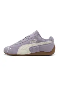 Pantofi Speedcat OG sport din piele intoarsa - Alb/Liliac prafuit