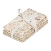 Prosopele de spălat pe corp bej 4 buc. din bumbac organic 30x30 cm Augusta – Cam Cam Copenhagen