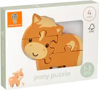 Puzzle din lemn Orange Tree Toys - Ponei