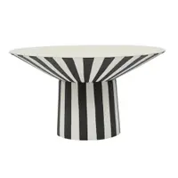 Bol alb-negru/bej din gresie ø 30 cm Toppu – OYOY Living Design