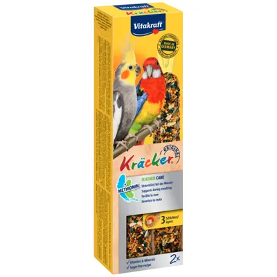 Baton pentru nimfa Vitakraft Kracker Pene 180 g