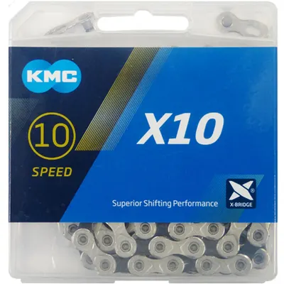 X10 - Silver/Black (122 Links)