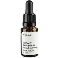 Ser pentru ten uscat si matur Vibrant Face Serum, 15ml, Sabio