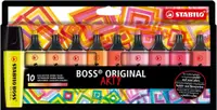 Set de etichete text Stabilo Arty - Boss Original, 10 buc. , culori calde