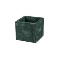 Organizator de baie verde închis pentru dischete demachiante din marmură Marble – Mette Ditmer Denmark
