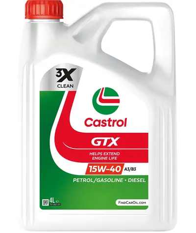 Ulei motor CASTROL GTX A3 B3 15W40 14F732 4L 4L