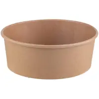 Boluri din Carton, 1200 ml, Biodegradabile, 184 mm, PE Kraft, 50 Bucati