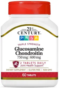 Glucosamine Chondroitin Triple Strength, 60 tablete, 21st Century