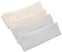 Set de 4 șervețele din muselină BabyJem - Gri, 25 x 25 cm