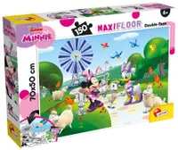 Puzzle cu două fețe Lisciani de colorat din 150 piese - Minnie