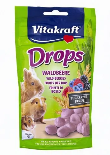 Vitakraft Drops Iepuri Cu Fructe De Padure 75 g