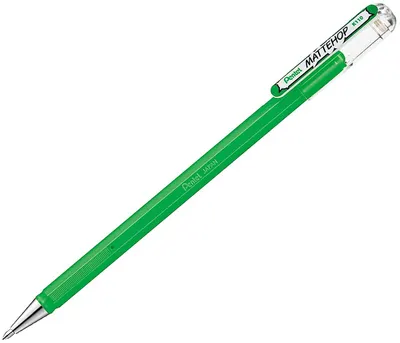 Pentel Mattehop Roller - Verde, 1.0 mm