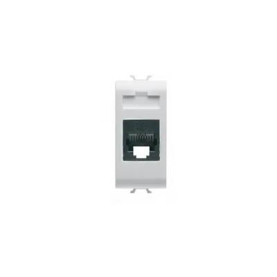 International Standard Telephone Priza - Rj11 Toolless - 1 Module - White - Chorus