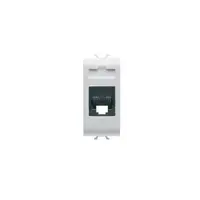 International Standard Telephone Priza - Rj11 Toolless - 1 Module - White - Chorus