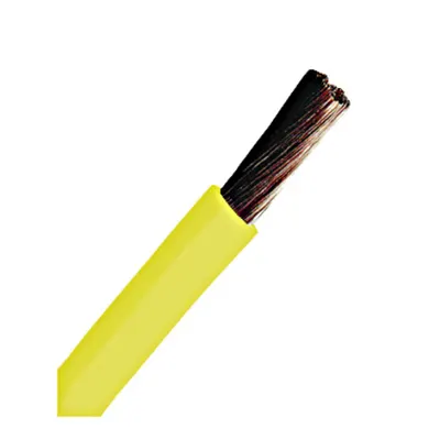 Conductor flexibil cu izolaţie din PVC H07V-K 1,5mm² galben