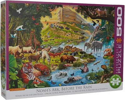 Puzzle Eurographics din 500 XXL de piese - Arca lui Noe