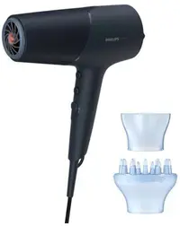 Uscător de păr Philips - BHD512/00, 2300W, 3 viteze, albastru închis