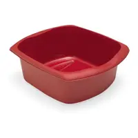 Lighean rectangular din plastic Addis, 38 x 32 x 14 cm, roșu cărămidă