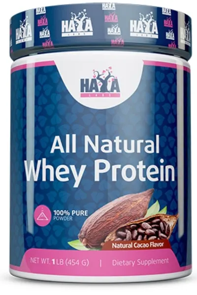 All Natural Whey Protein, cacao, 454 g, Haya Labs