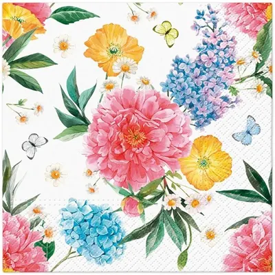 Servetele in 3 Straturi, Smell Of Summer, 33 x 33 cm, 20 Bucati, Elcadis