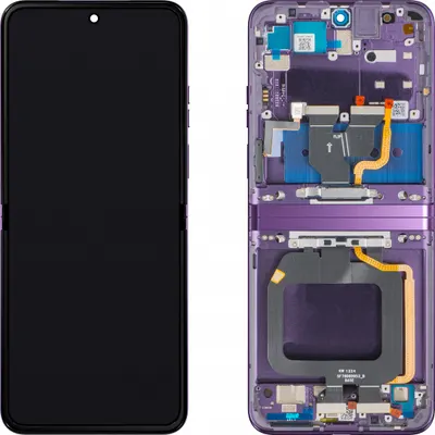 Display cu Touchscreen Motorola Razr 40, cu Rama, Sub Inner, Mov (Grape Compote), Service Pack 5D68C22836