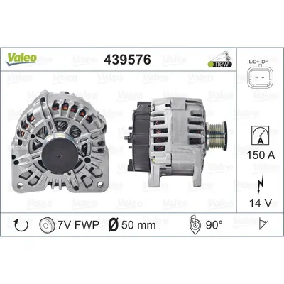 Generator/alternator VALEO 439576