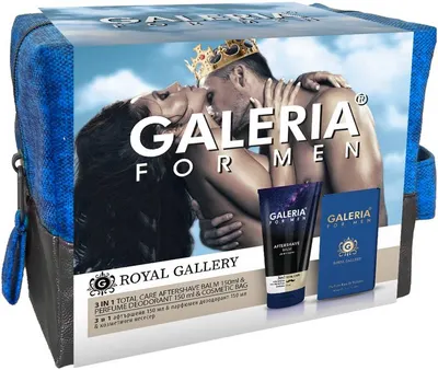 Galeria Set Royal Gallery - Apă de toaletă și Aftershave, 50 + 150 ml + Gentuță