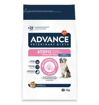 ADVANCE Veterinary Diets Dog Atopic Care, dietă veterinară, hrană uscată câini, afecțiuni dermatologice ADVANCE Veterinary Diets Atopic Medium/Maxi, M-L, dietă veterinară câini, hrană uscată, afecțiuni dermatologice, 3kg