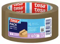 Bandă de ambalare Tesa – Pack Universal, silențioasă, 66 m x 50 mm, maro