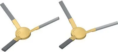 Perii laterale pentru aspirator AENO - pentru RC2S/RC3S, 2 buc, galben